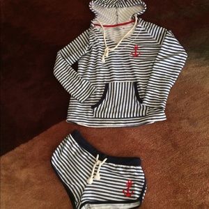 Nautical Short Set / Romper style by Ingear Resort